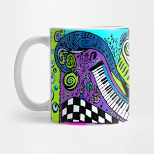 Psychedelic Art -Trippy Hippie Neon Mug